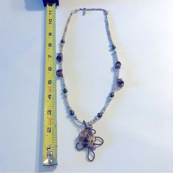 Artesian Jewelry Boho Handcrafted Necklace Hippie Statement Witchy Whimsygoth - Picture 6 of 7